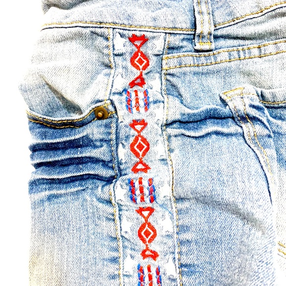 Blue Jean Mini Shorts - Picture 3 of 5